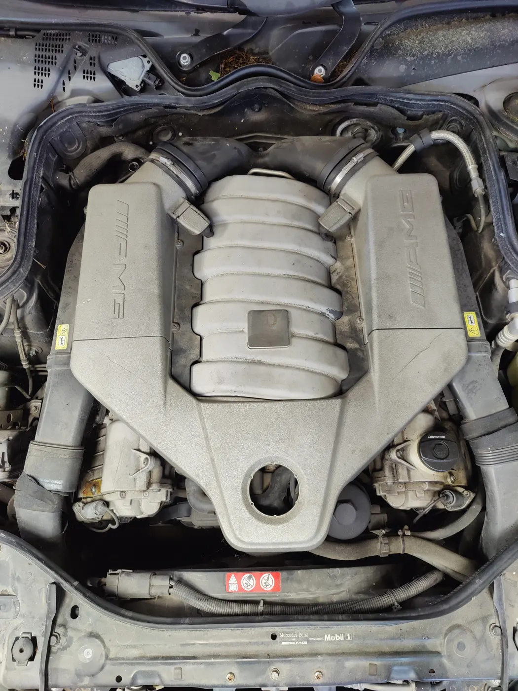 Mercedes-AMG V8 engine bay