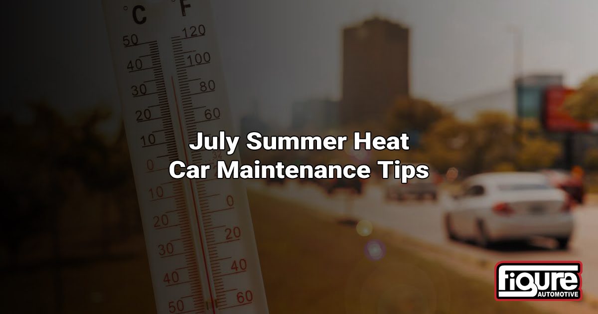 July Summer Heat car maintenance tips